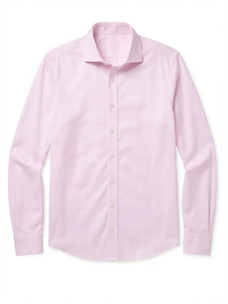 Camisa de popelina blanca lisa de fácil planchado