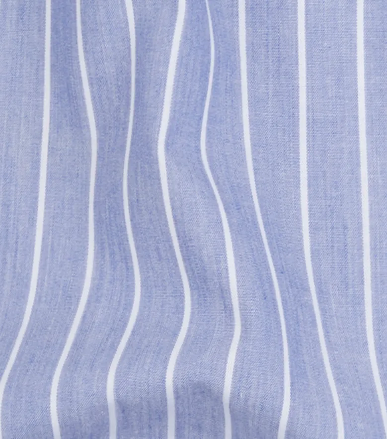 Camisa de popelina blanca lisa de fácil planchado