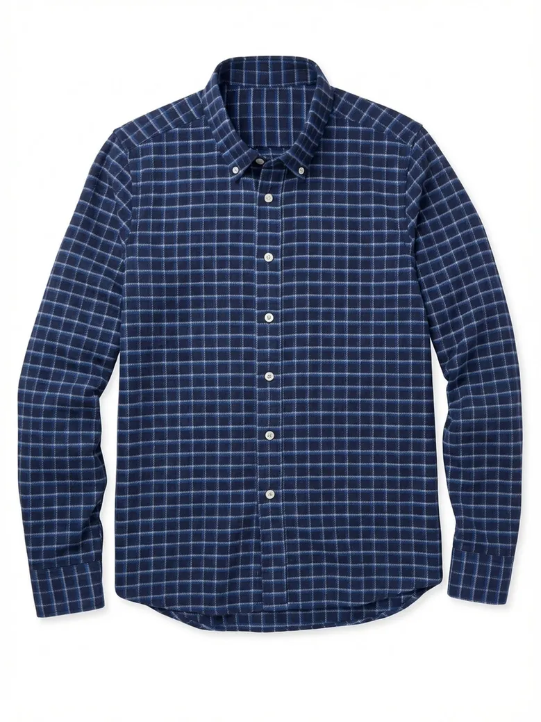 Camisa de popelina blanca lisa de fácil planchado