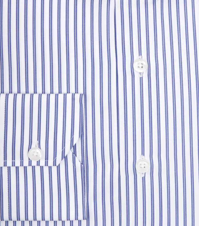 Camisa de popelina blanca lisa de fácil planchado