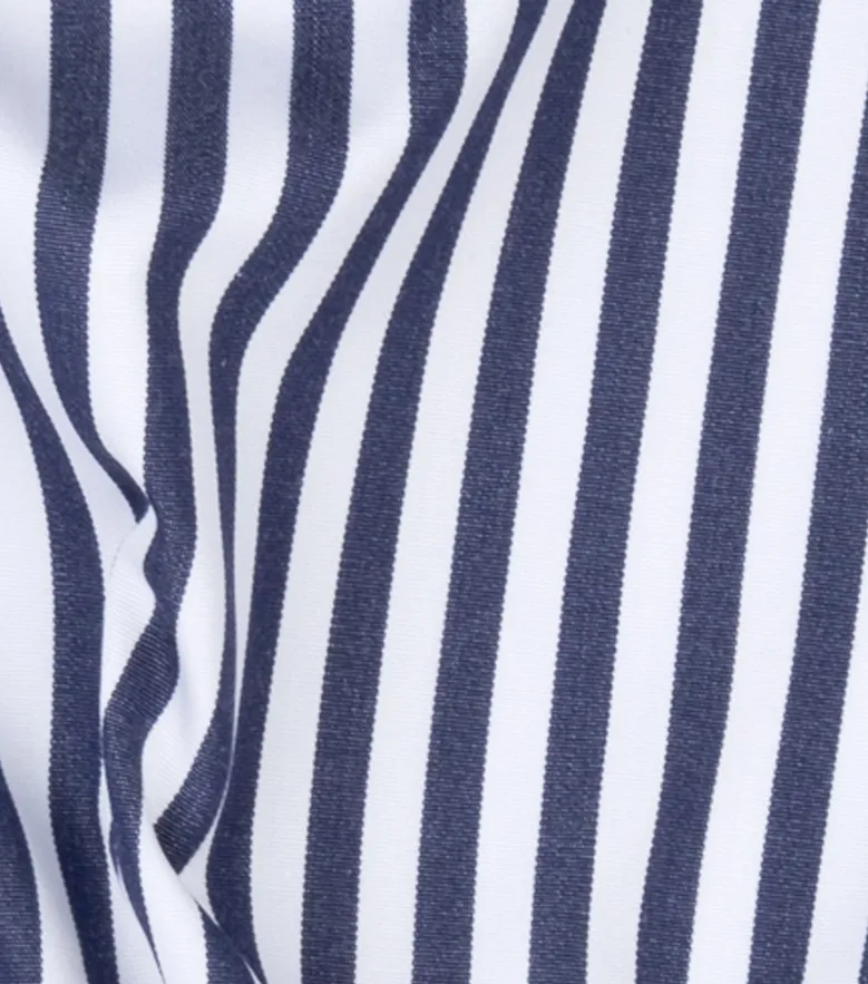 Camisa de popelina blanca lisa de fácil planchado
