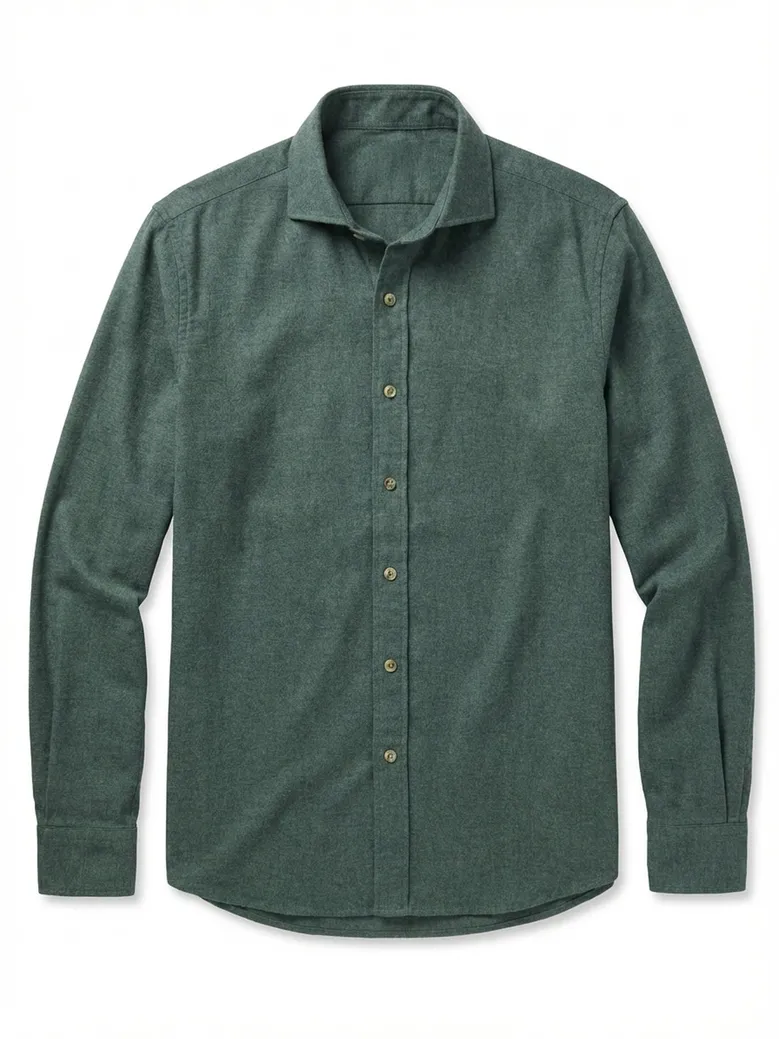 Camisa de popelina blanca lisa de fácil planchado
