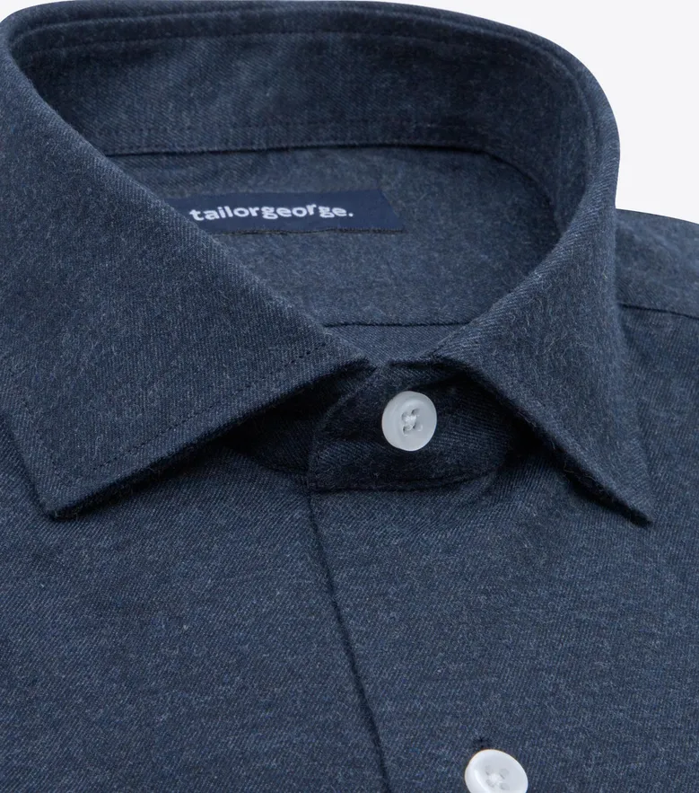 Camisa de popelina blanca lisa de fácil planchado