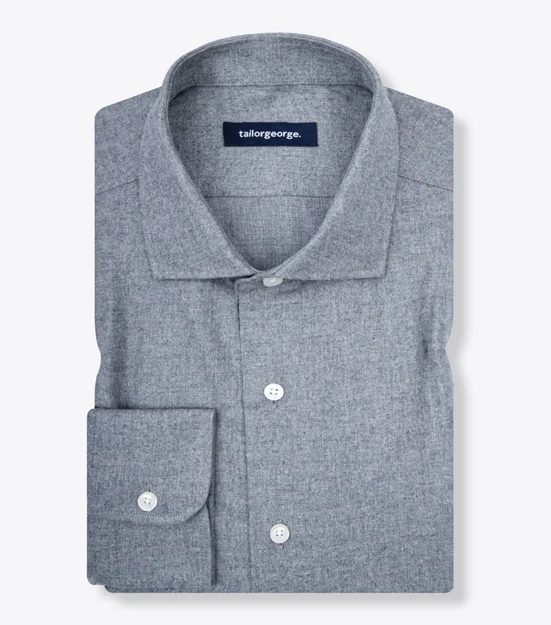 Camisa de popelina blanca lisa de fácil planchado
