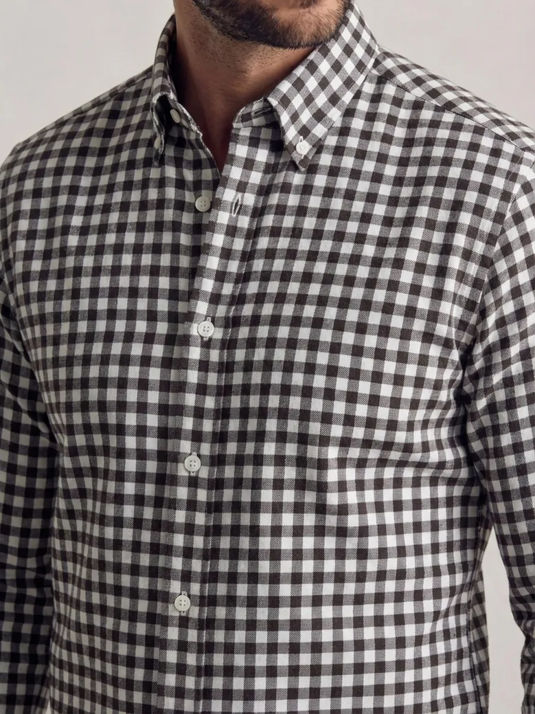 Camisa de popelina blanca lisa de fácil planchado