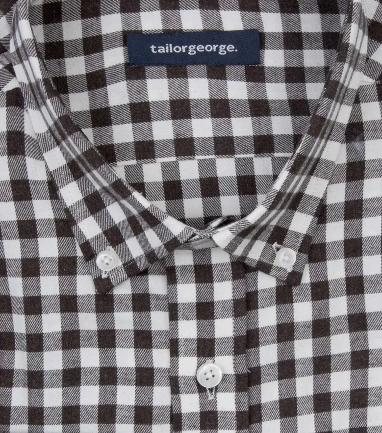 Camisa de popelina blanca lisa de fácil planchado