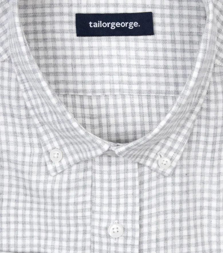 Camisa de popelina blanca lisa de fácil planchado