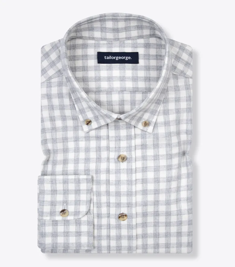 Camisa de popelina blanca lisa de fácil planchado