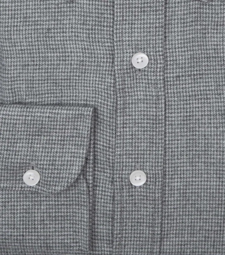 Camisa de popelina blanca lisa de fácil planchado