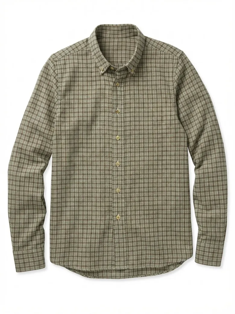 Camisa de popelina blanca lisa de fácil planchado