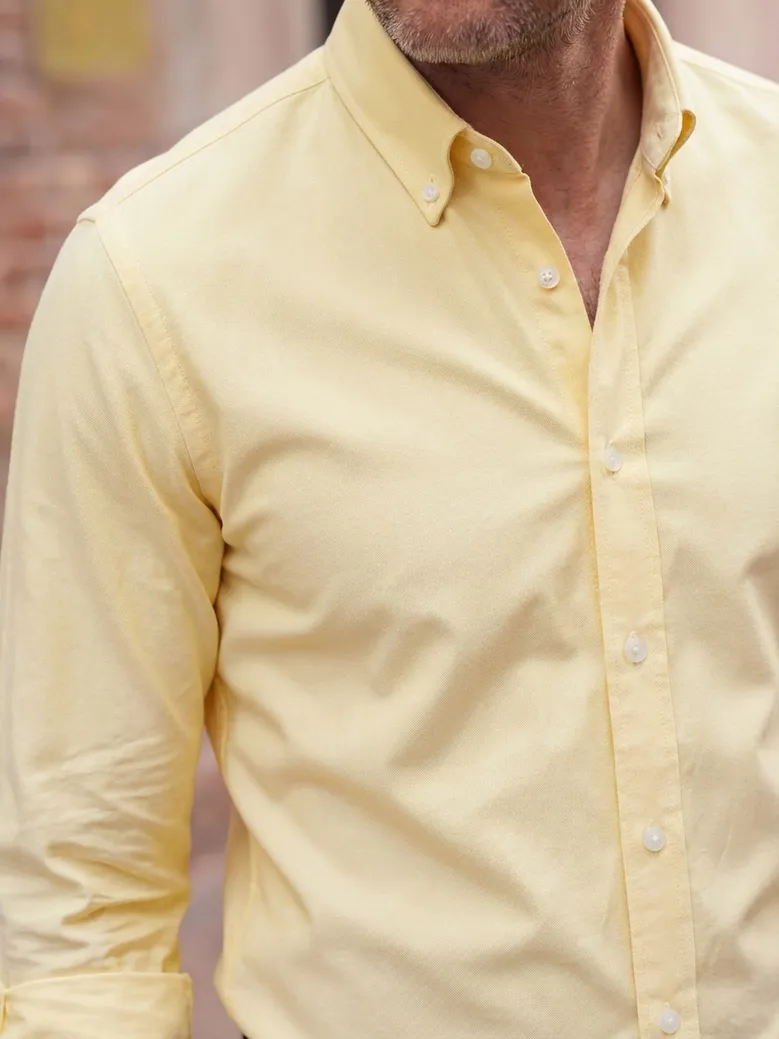 Camisa de popelina blanca lisa de fácil planchado