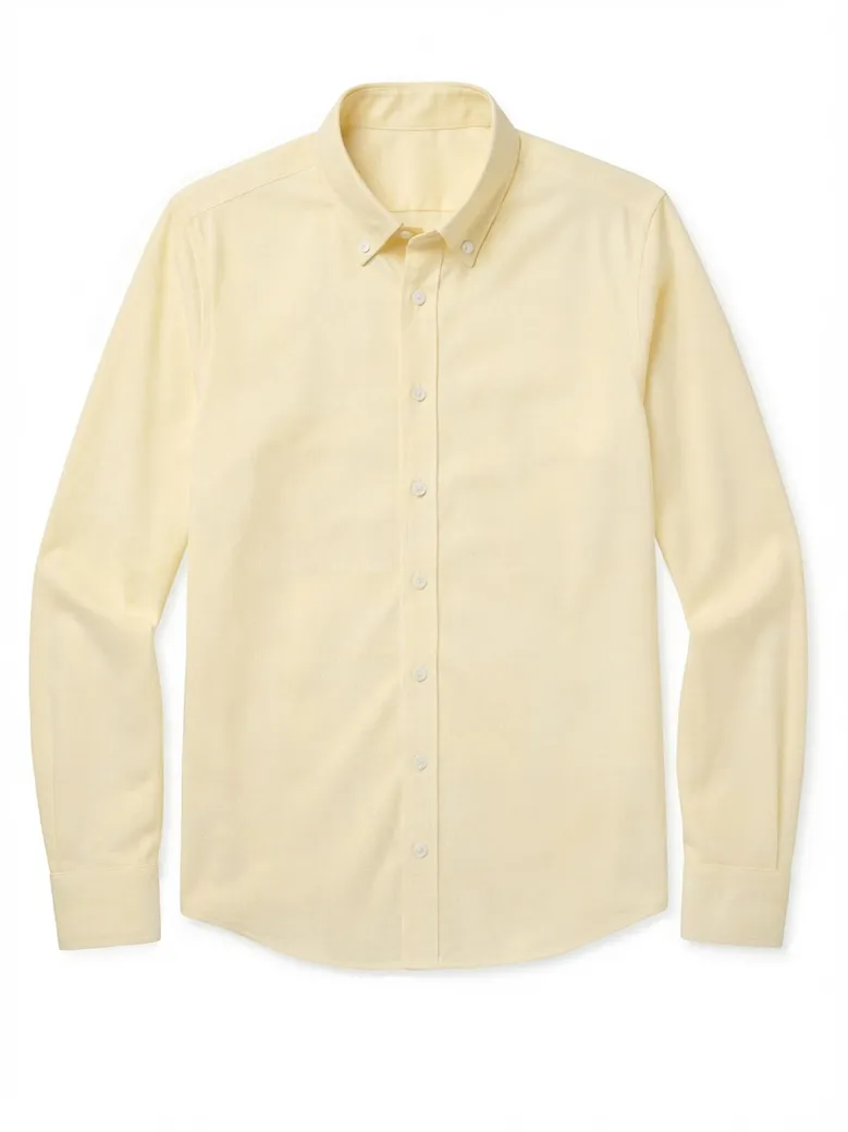 Camisa de popelina blanca lisa de fácil planchado