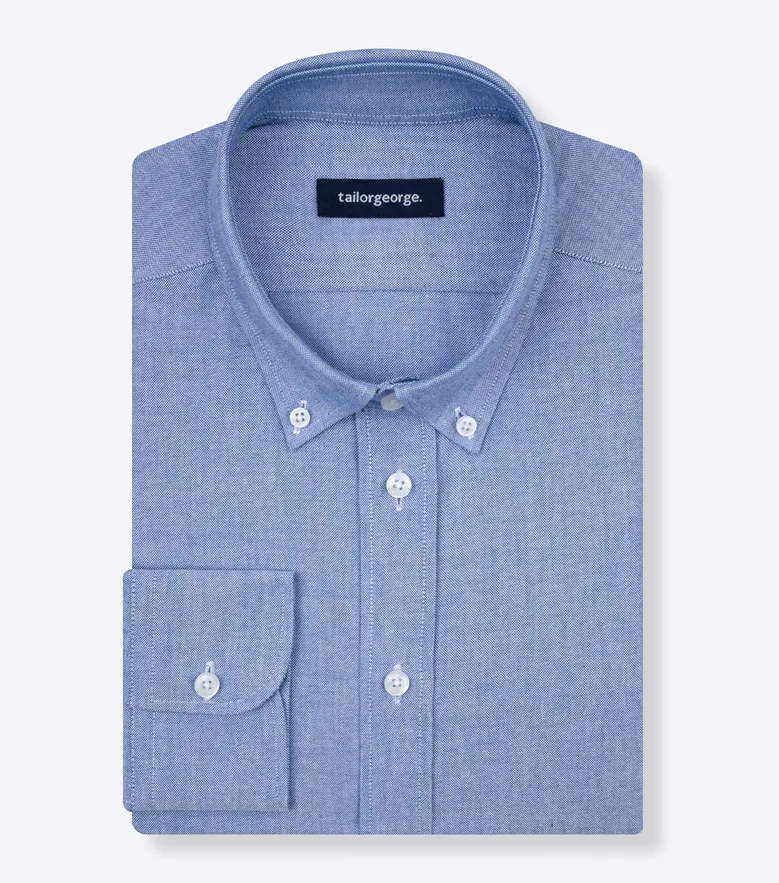 Camisa de popelina blanca lisa de fácil planchado