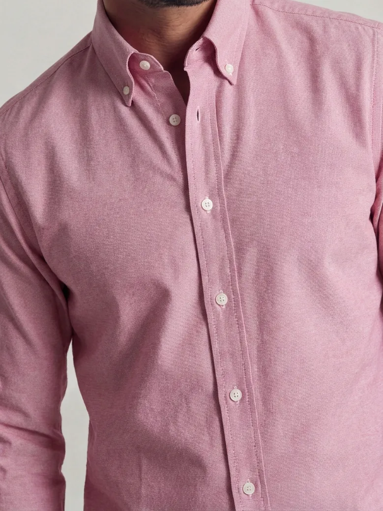 Camisa de popelina blanca lisa de fácil planchado