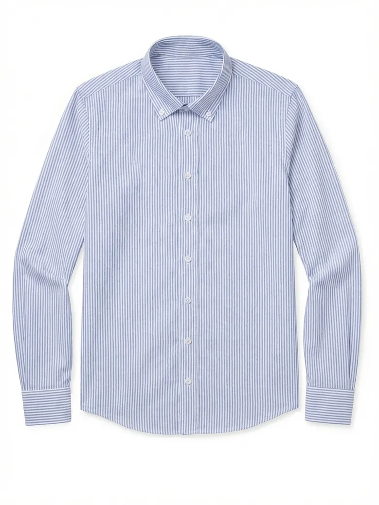 Camisa de popelina blanca lisa de fácil planchado