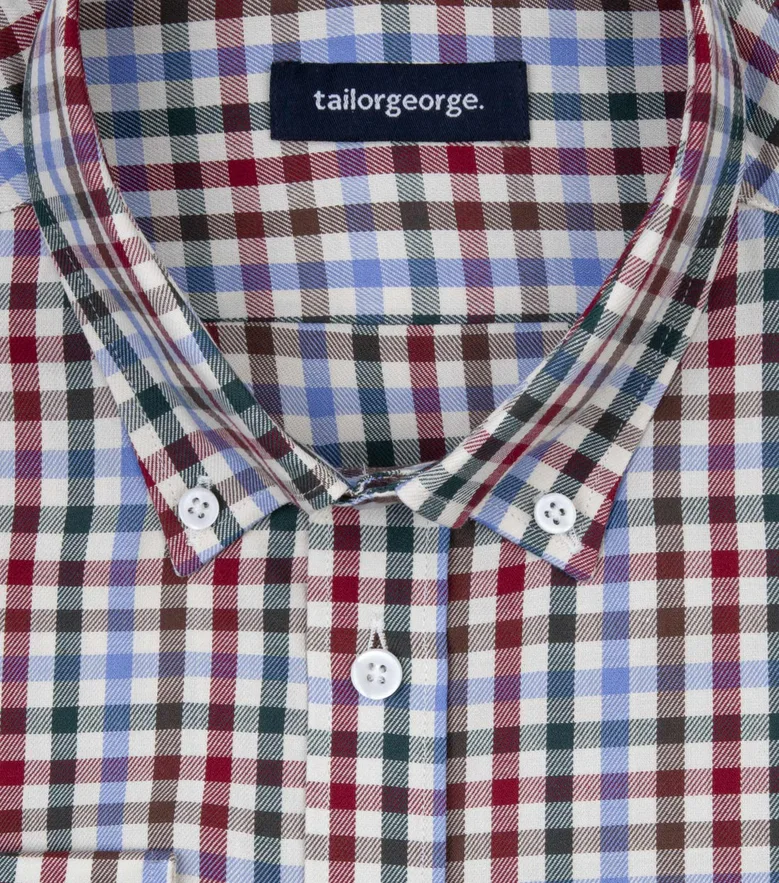 Camisa de popelina blanca lisa de fácil planchado