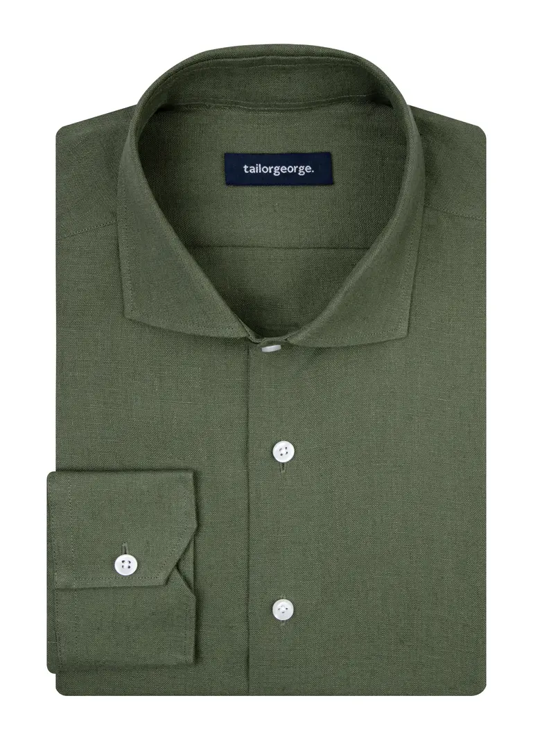 Camisa de popelina blanca lisa de fácil planchado