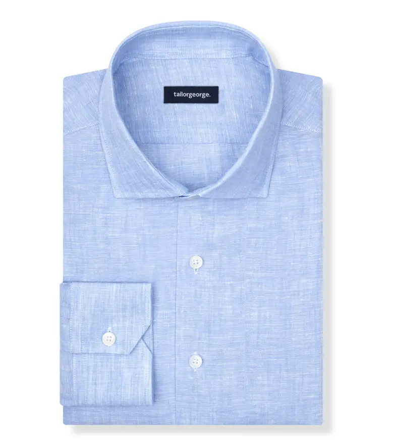 Camisa de popelina blanca lisa de fácil planchado