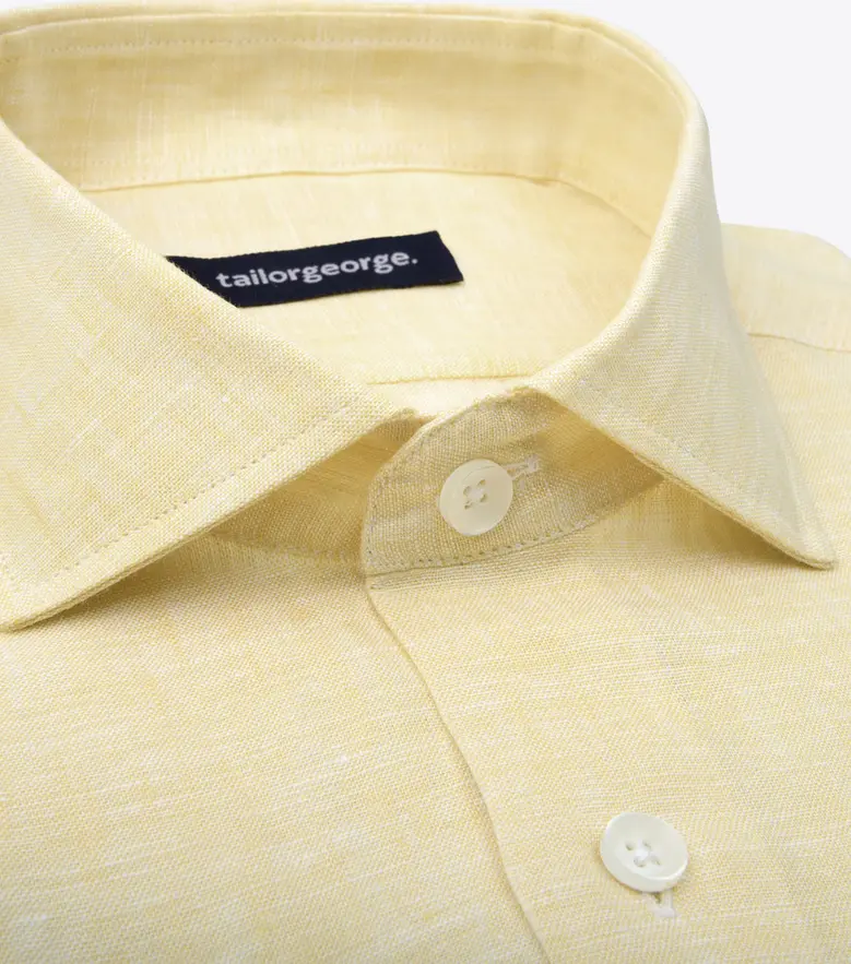 Camisa de popelina blanca lisa de fácil planchado