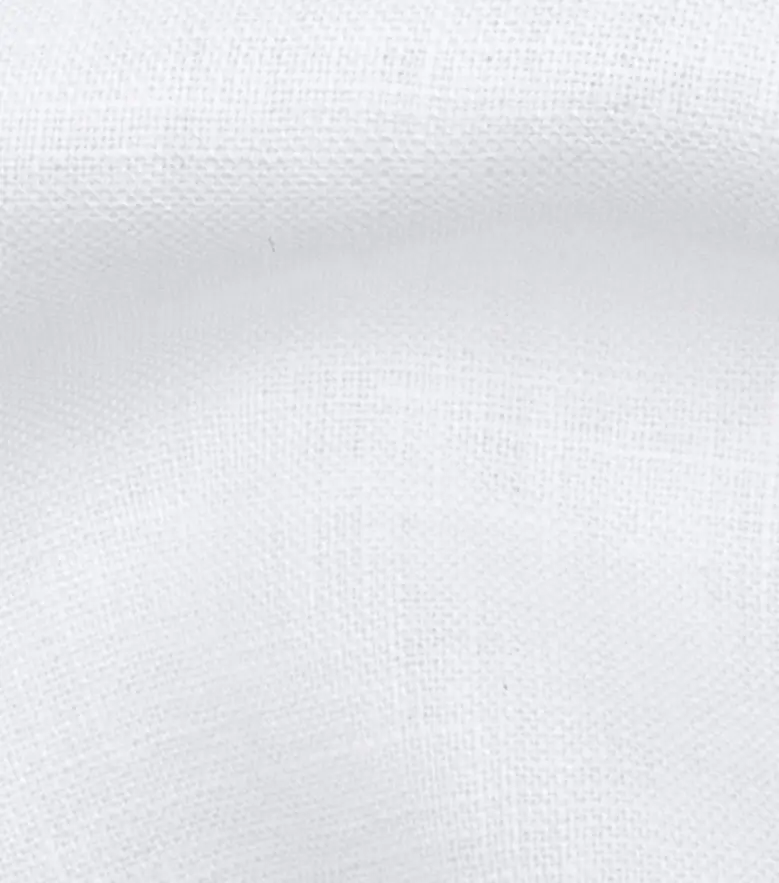 Camisa de popelina blanca lisa de fácil planchado