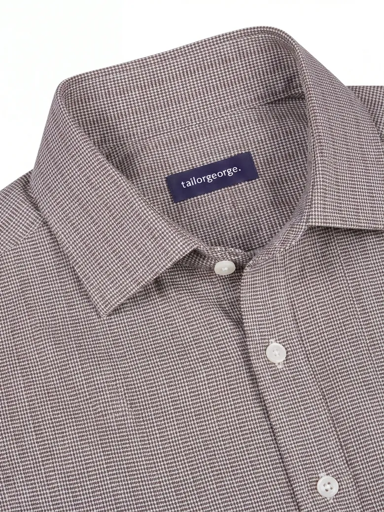 Camisa de popelina blanca lisa de fácil planchado