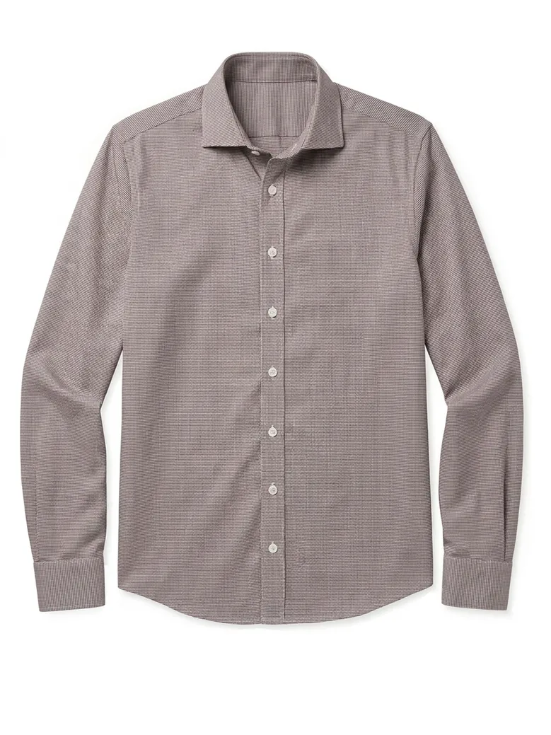 Camisa de popelina blanca lisa de fácil planchado