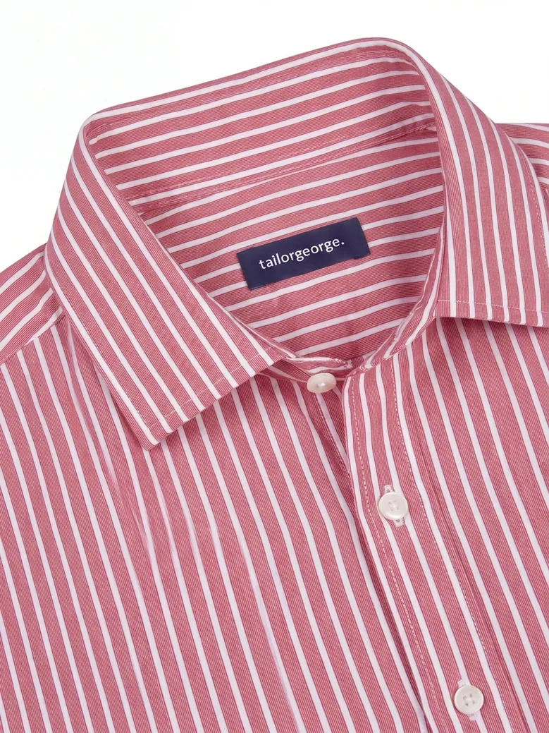 Camisa de popelina blanca lisa de fácil planchado