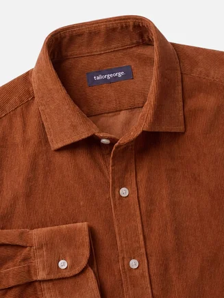 Camisa de pana gruesa