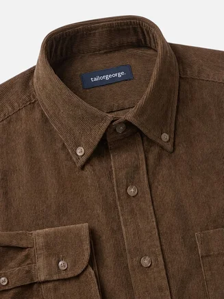 Camisa de pana gruesa