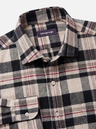 Camisa de lino gruesa