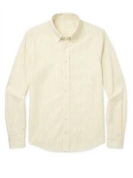 Camisa Oxford de rayas Amarillo