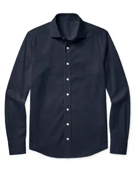 Camisa de lino grueso y resistente