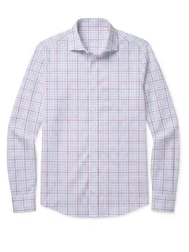 Camisa de popelina de cuadros azules