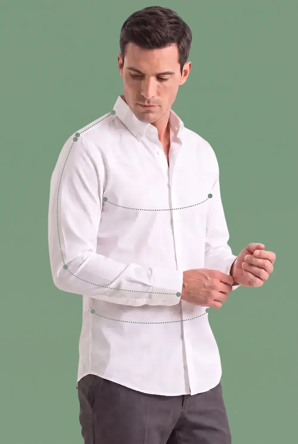 Camisa Thomas Mason Infroissable