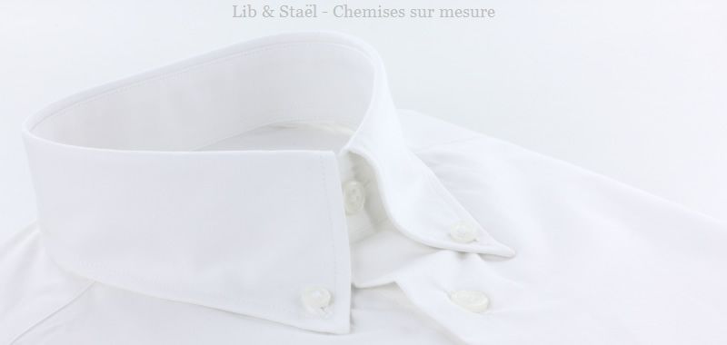 Camisa de popelina blanca lisa de fácil planchado