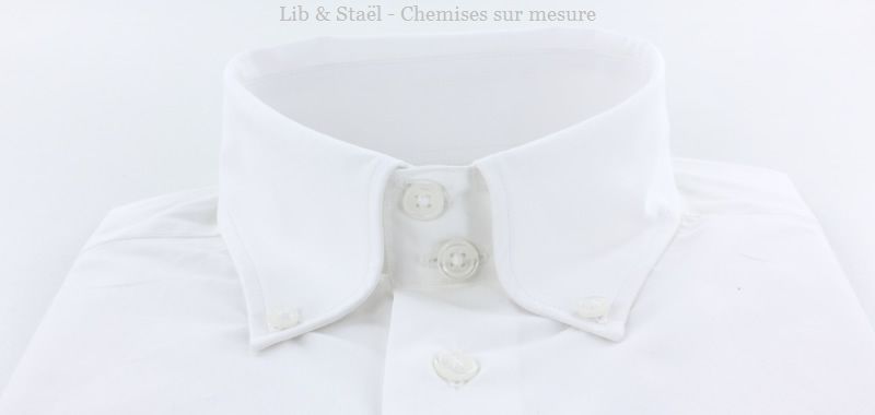 Camisa de popelina blanca lisa de fácil planchado
