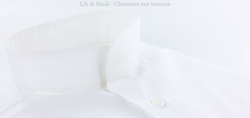 Camisa de popelina blanca lisa de fácil planchado