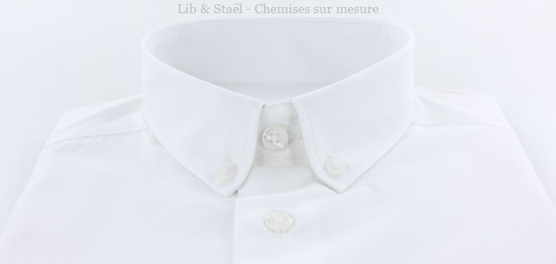 Camisa de popelina blanca lisa de fácil planchado